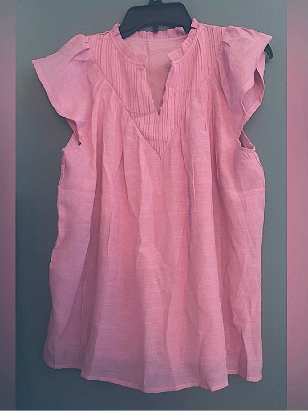 Women’s Pink Top NWOT Size S Cap Sleeves